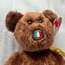 TY Beanie Buddies Champion FIFA World Cup 2002 Italy Teddy Bear Used Please look at the pictures Image 3
