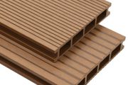 WPC Hollow Decking Boards with Accessories 36 m(sqr) 2.2 m Teak