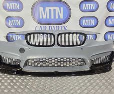 Front Bumper For BMW 3 Series 11-19 F30 F31 M3 Style Splitter Kidney Grill Fogs