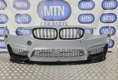 Front Bumper For BMW 3 Series 11-19 F30 F31 M3 Style Splitter Kidney Grill Fogs