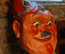 vintage carnival parade head