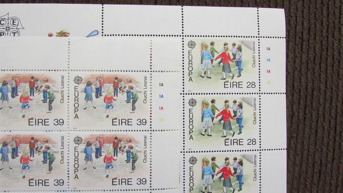 Ireland 1989,Europa.Children's Games.Two Sheets.MNH.