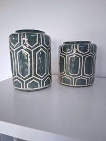 Green Vases (2)