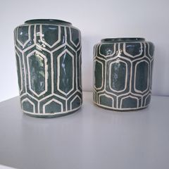 Green Vases (2)
