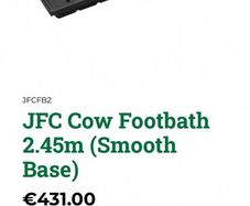 Cattle Hoof Bath