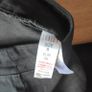 Black Denim  High waisted Trousers with side zip, size 8 Image 7