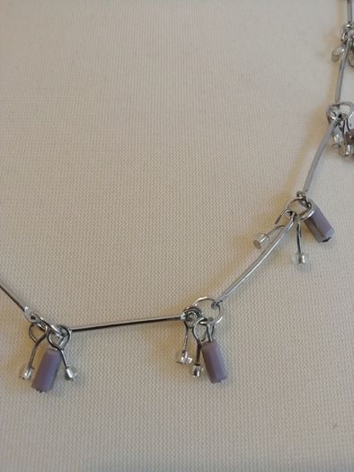 DesignSix London Silver Amethyst Necklace New With Tags.