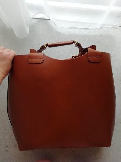 Zara buffalo leather bag