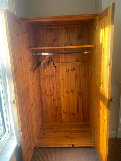 Pine wardrobe