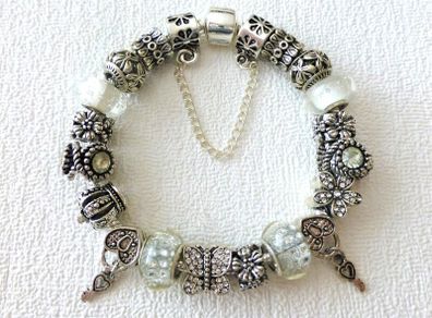 Pandora Style Charm Bracelet