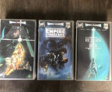 Star Wars Trilogy Widescreen VHS Videos