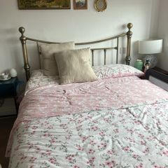 Metal Bed Frame and Mattress