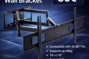 Tv Wall Bracket Tilt Swivel Long Arm 32"- 80"