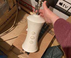 Belleek Pottery Lamp
