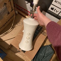 Belleek Pottery Lamp