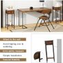 Set of 2, Narrow Nightstand with Drawer Bedside Table Image 4
