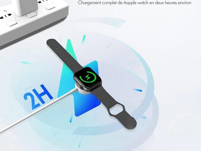 Apple Watch Charger [Apple MFi Certified] Fast Wireless Magnetic Wireless Charging Cable Portable Charging Cord Compatible with Apple Watch Series 8 7 6 5 4 3 2 SE Ultra,38/40/42/44mm