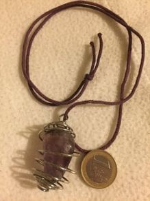 Gemstone Amytyst Necklace