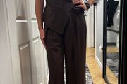 brown suit set Size M