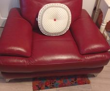 Italian leather chair