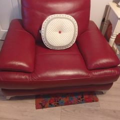 Italian leather chair