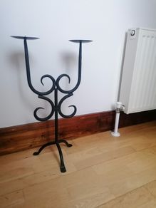 Wrought Iron Candle Holder