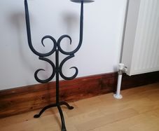 Wrought Iron Candle Holder