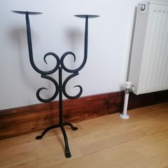 Wrought Iron Candle Holder