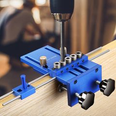 BRAND NEW EU Stock 3-in-1 Dowel Jig 28 Pcs/Set Woodworking Doweling Jig Set 6/8/10mm Drilling Hole Positioners Dowel Drilling Sleeves Tool