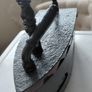 Antique French cast iron charcoal or ember clothes iron Image 3
