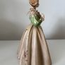 Antonio Borsato, Milan, Italy, figurine, lady with a flower Image 2