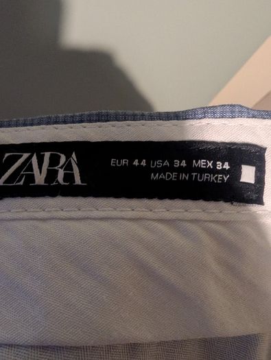Zara comfort suit trousers. Size W34 L34..
