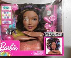 Barbie Rainbow Sparkle Deluxe Styling Head