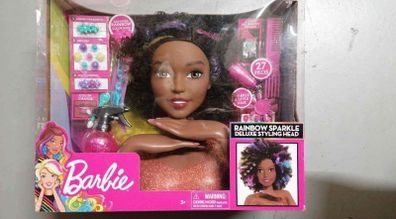 Barbie Rainbow Sparkle Deluxe Styling Head