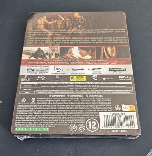 Dune Part Two Steelbook 4K UHD and Blu-Ray