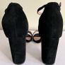 Size 7 Ladies Black Suede Heels by Boohoo Image 4