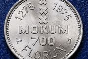 Netherlands 1975 Token "1 Florijn" 700 Years of the City of Amsterdam 1275-1975