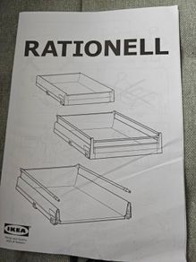 IKEA Rationell Drawers for Faktum Kitchen 50cm