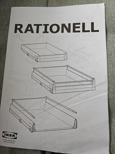 IKEA Rationell Drawers for Faktum Kitchen 50cm