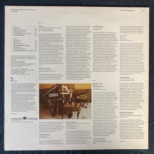 Derek Bell "Plays With Himself" - Claddagh Records LP