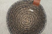 Woven bowl for keys and trinkets