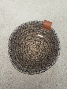 Woven bowl for keys and trinkets