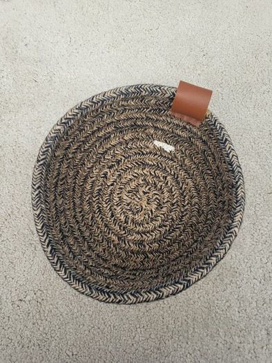 Woven bowl for keys and trinkets