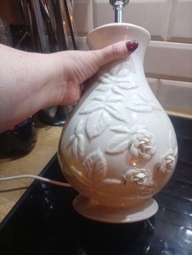 Belleek lamp