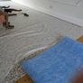 Grey carpet And underlay Image 3