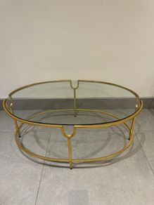 Gold coffee table