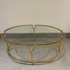 Gold coffee table