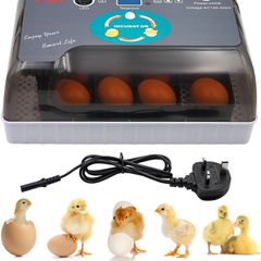 NEW SALE | Incubator Automatic Turning and Hatching, Poultry Hatcher Incubator for 12 Eggs, Lab Incubators with Digital Display and Led Lighting
