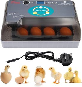 NEW SALE | Incubator Automatic Turning and Hatching, Poultry Hatcher Incubator for 12 Eggs, Lab Incubators with Digital Display and Led Lighting