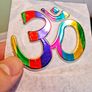 Beautiful OM symbol self adhesive sticker Ohm Aum Image 2